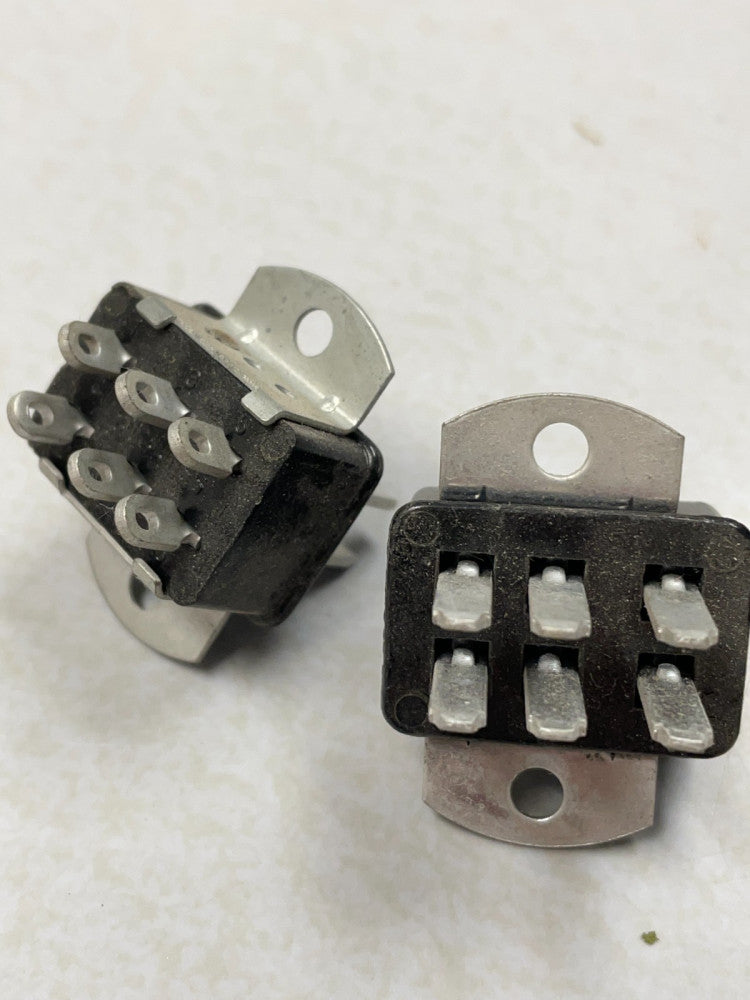 Cinch Jones Plug Male P-306-AB P-306-CCT 6 pin Connector Panel Mount