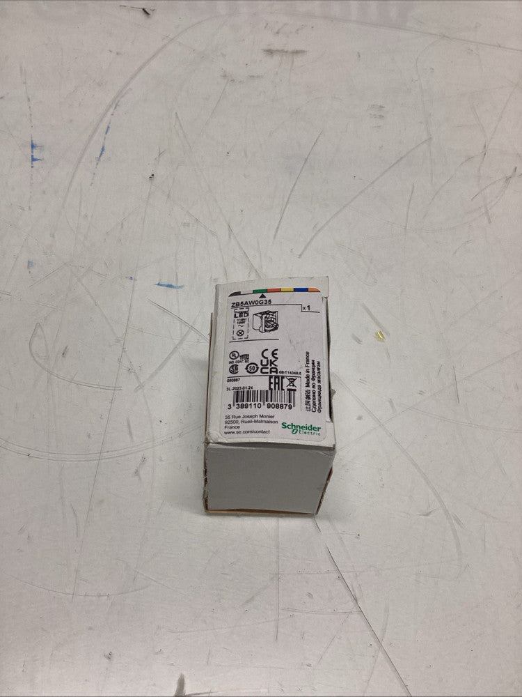 Schneider Electric PUSH BUTTON SWITCH ZB5AW0G35 ZB5AZ009 ZBE-101 R-163
