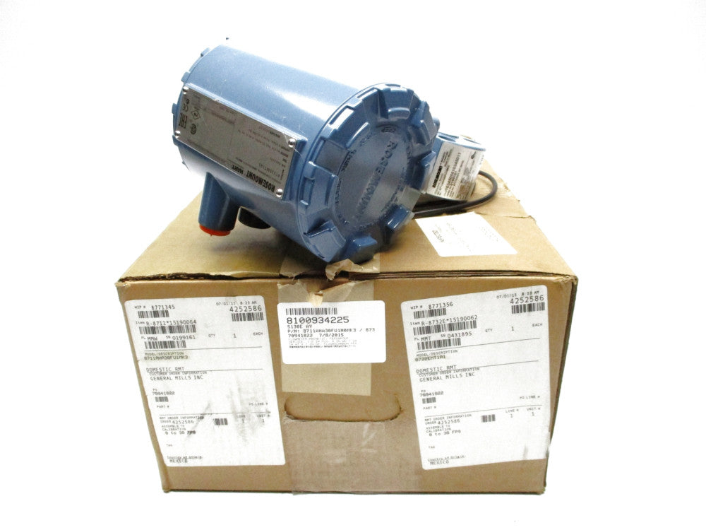 ROSEMOUNT 8711AHA30FU1MK3 w/8732EMT1A1 NSMP