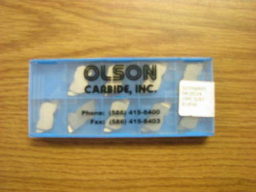 Olson Carbide DWG1509074R00 Carbide Grooving Inserts Pack Of 9