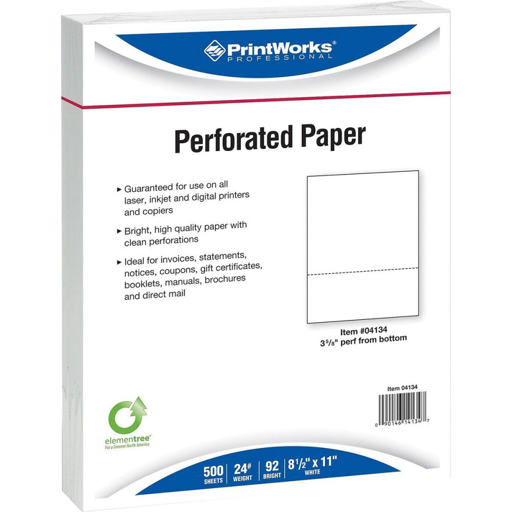 Printworks Professional 8.5" x 11" Business Paper 24 lbs. 92 Brightness