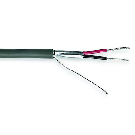 Carol C4212a.30.10 Power Limited And Communication Cable, 2 C, Gray, Pvc, 1000