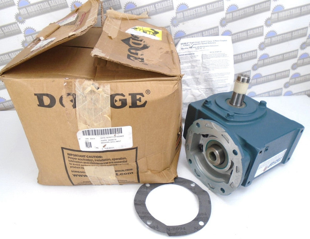 DODGE - 26Q40L14 - TIGEAR-2 RIGHT ANGLE 40:1 SPEED REDUCER - 1.55HP (NEW in BOX)
