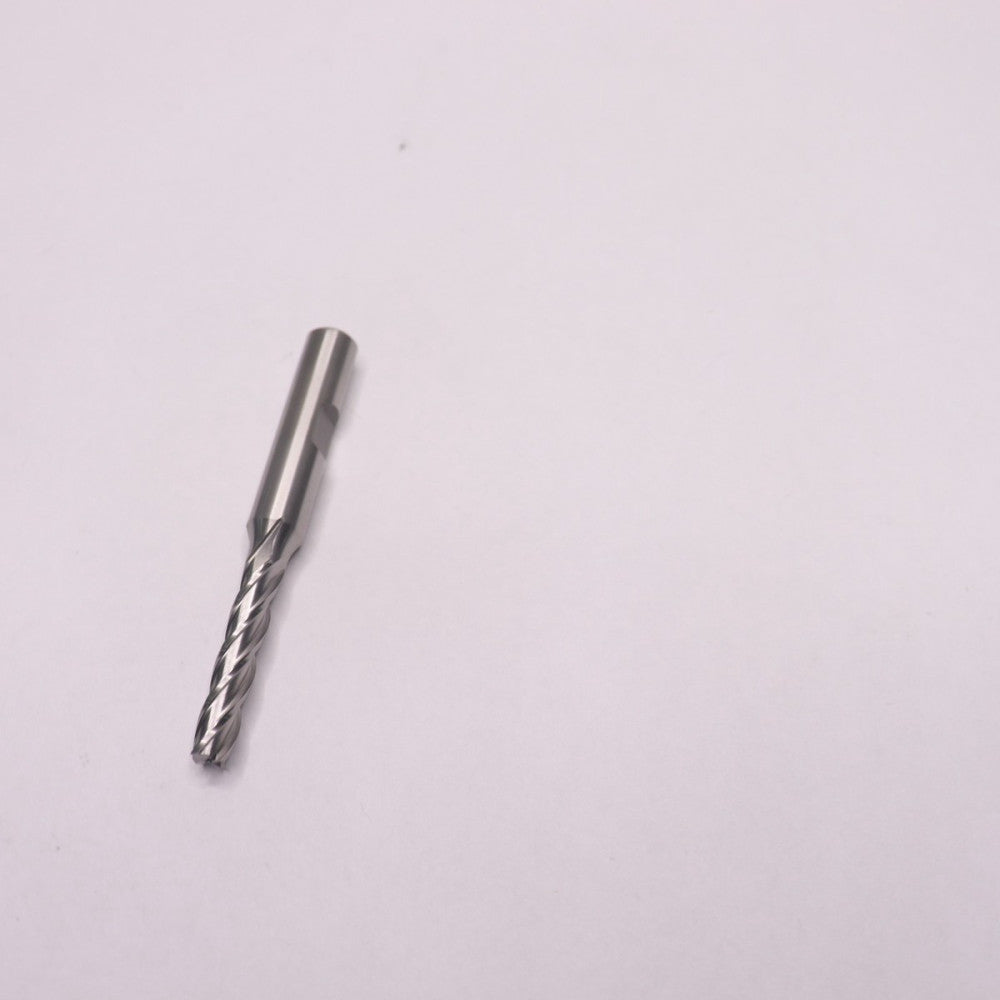 Hertel Square End Mill 4 Flutes High Speed Steel 1/4" Dia x 1-1/4" LOC 41118233