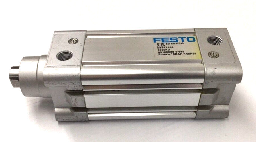 Festo DNC-50-50-PPV-A-K3 Used Pneumatic Cylinder 50mm Bore 50mm Stroke