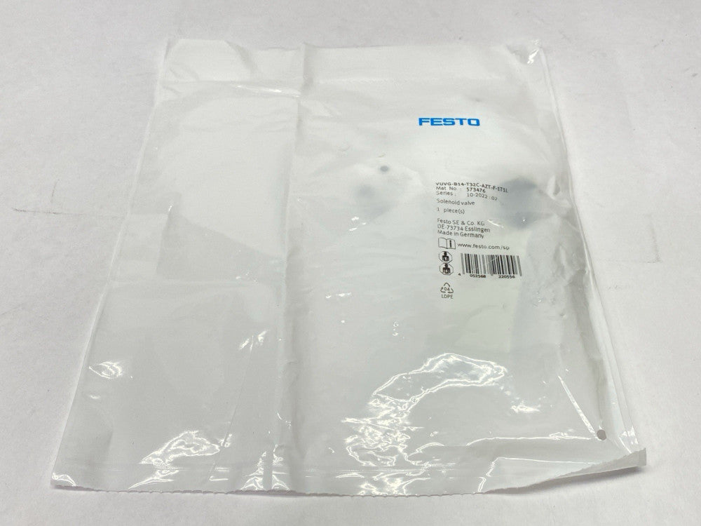 Festo VUVG-B14-T32C-AZT-F-1T1L Solenoid Valve 573476