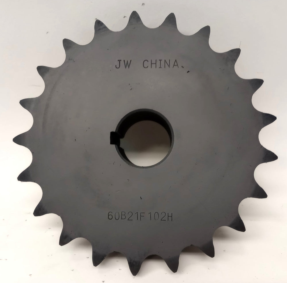 JW 60B21F102H 1-1/8 Hardened 21T 1-1/8" Keyed Bore Sprocket 60B21F102H118