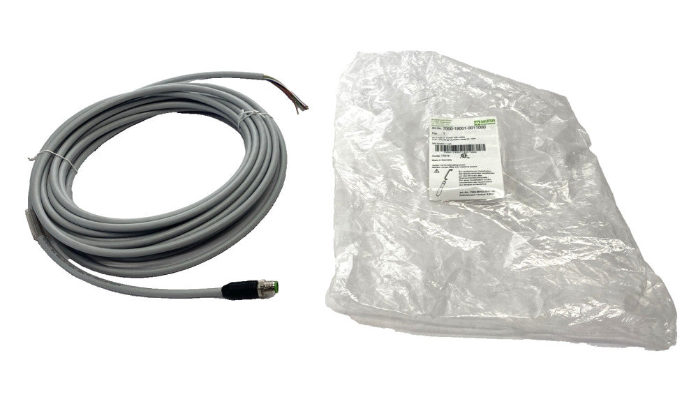 Murr Elektronik 7000-19001-3011000 Cordset M12 Male A-Code 12-Pin To Cable 10m