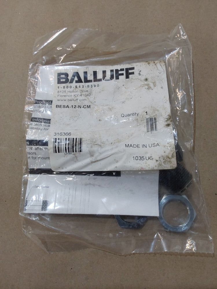 BALLUFF BESA-12-N-CM  Mechanical Protection Cushioned Prox. Mount 