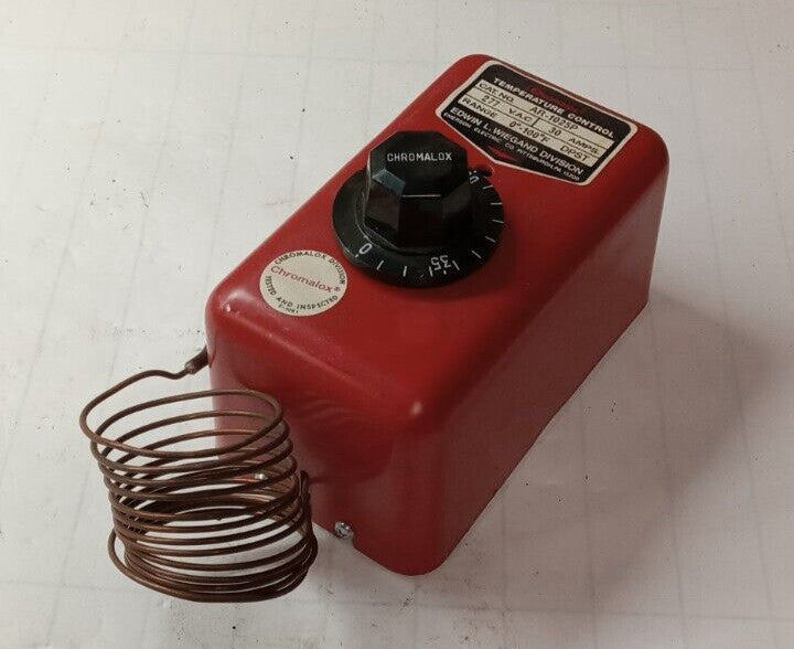NEW CHROMALOX ADJUSTABLE TEMPERATURE CONTROL 0-100ºF RANGE 30A 277 VAC AR-1025P