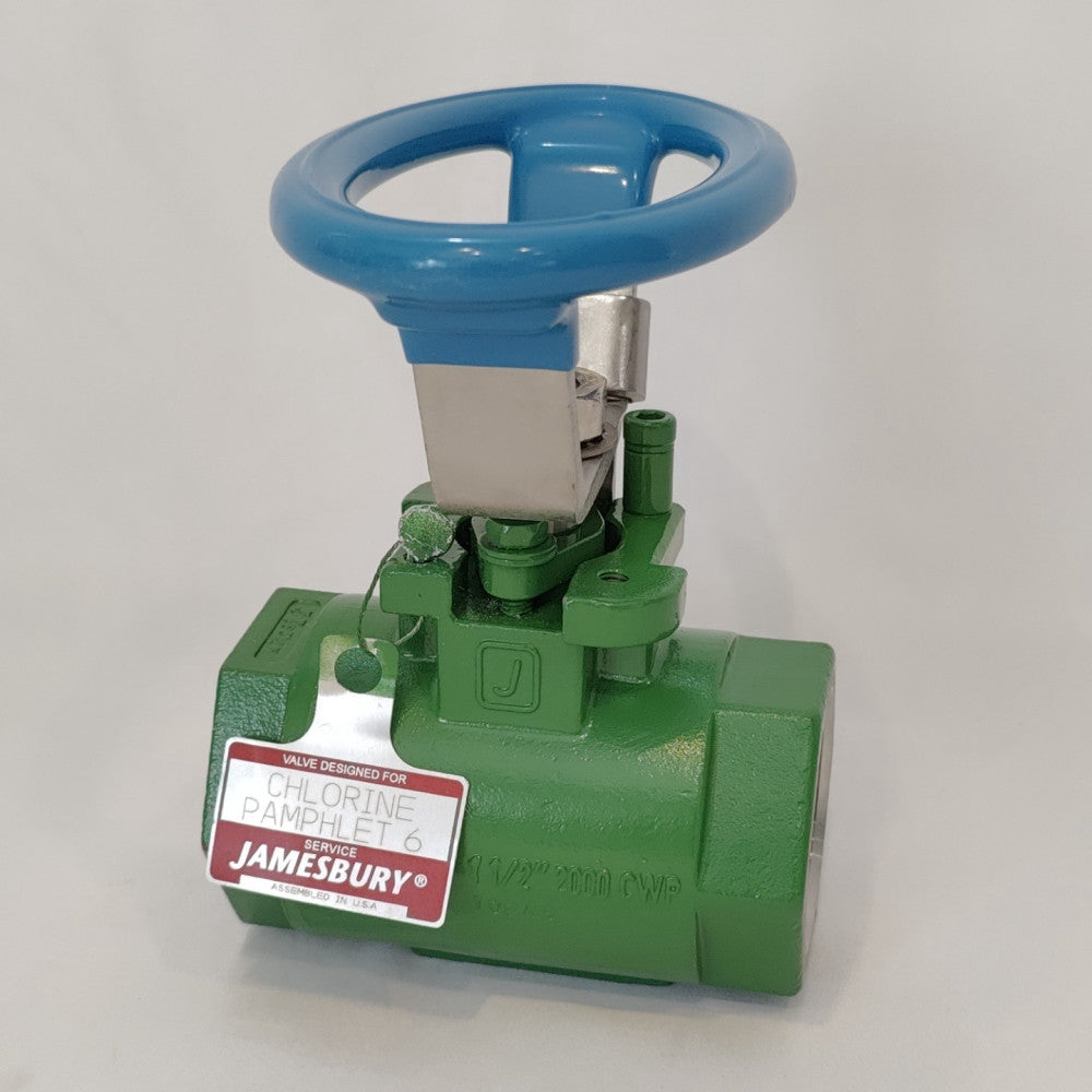 Jamesbury 9FAC3673XT48 Manual Ball Valve Xtreme Seats 1-1/2" 2000CWP CF8M