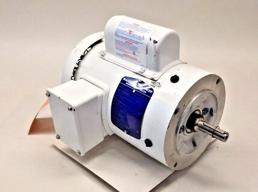 Baldor VWDL3507 Used Motor Washdown Duty 1ph .75hp 115/230V 1725rpm 35S583X935G1