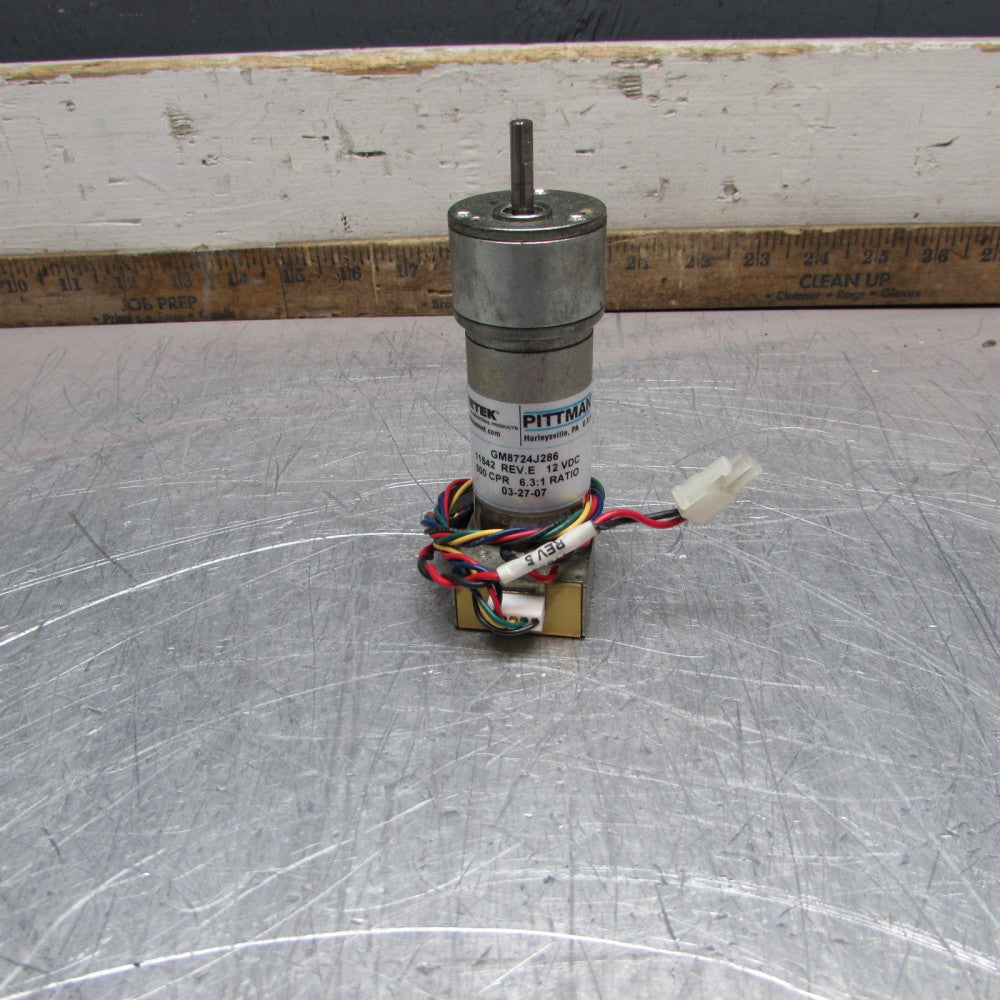 NEW! Pittman GM8724J286 ,Gearmotor, 12VDC, 6.3:1 Ratio, 500CPR, NOS! MAKE OFFER!
