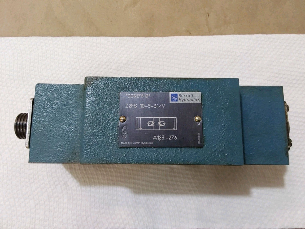 REXROTH Z2FS 10-5-31/V THROTTLE CHECK VALVE 00517812