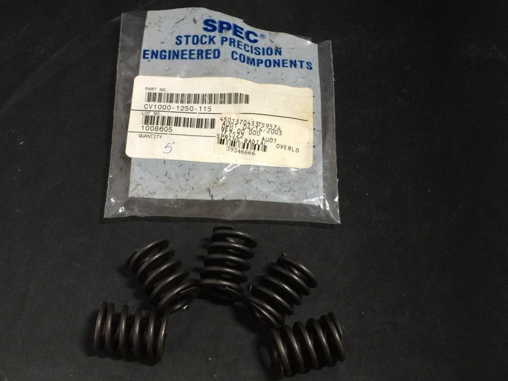 SPEC CV1000-1250-115 COMPRESSION SPRINGS Lot of 5