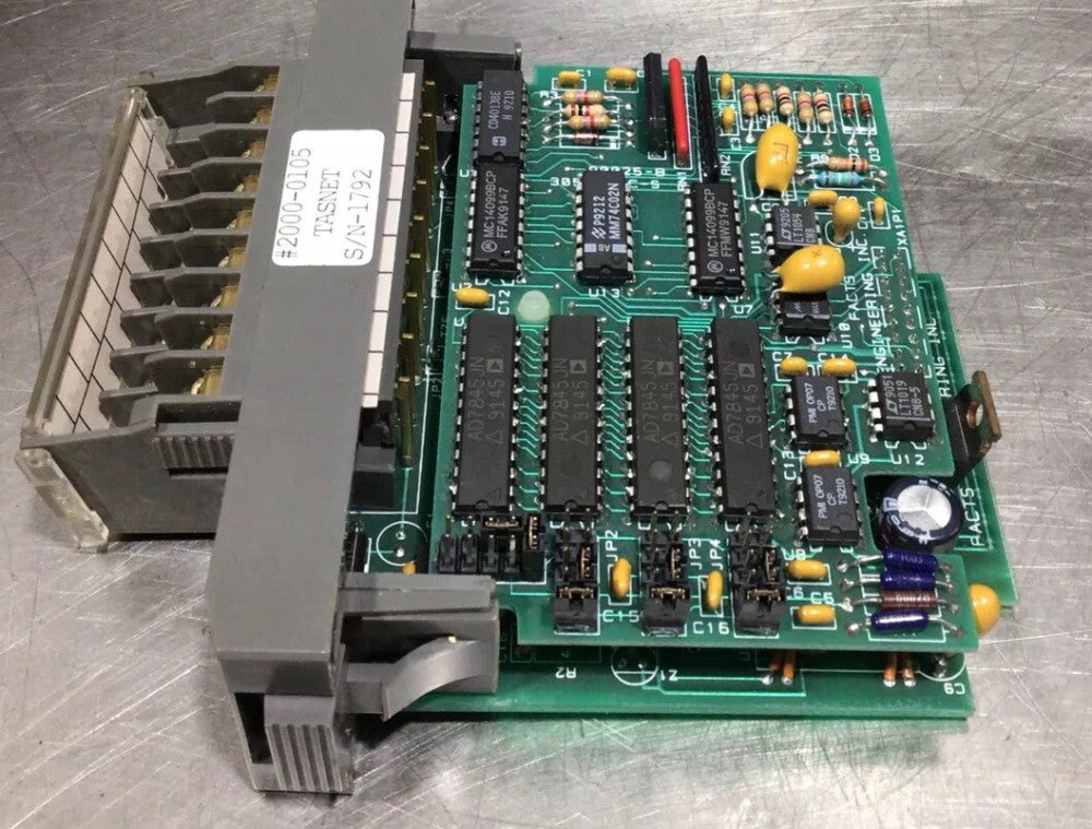 #2000-0105 TASNET S/N-1792 Isolated Analog Output Module Used Surplus
