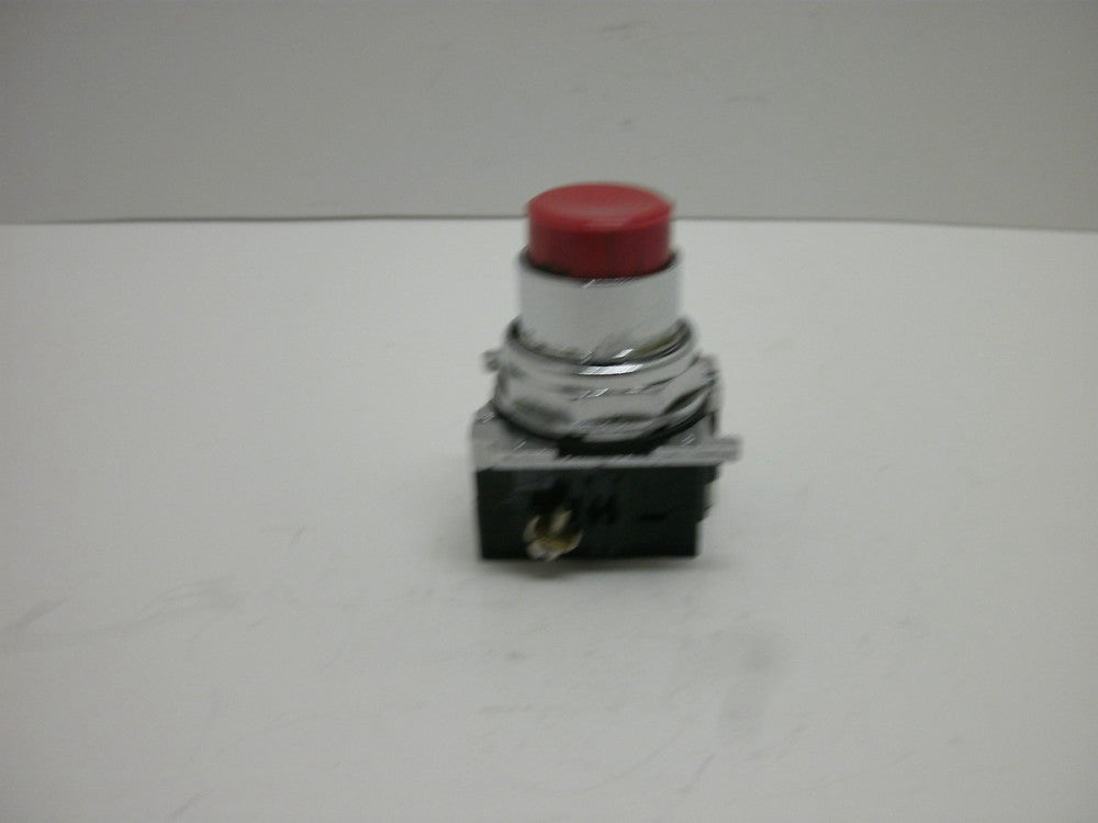 CUTLER-HAMMER 10250T-112-51 PUSHBUTTON EXTENDED HEAD RED MOMENTARY 1 NC