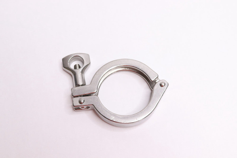 TopLine Heavy Duty Clamp TI-Line Tumble 304 Stainless Steel Finish 2-1/2"