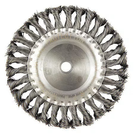 Zoro Select 66252839014 Wire Wheel Brush,Arbor Hole Mount