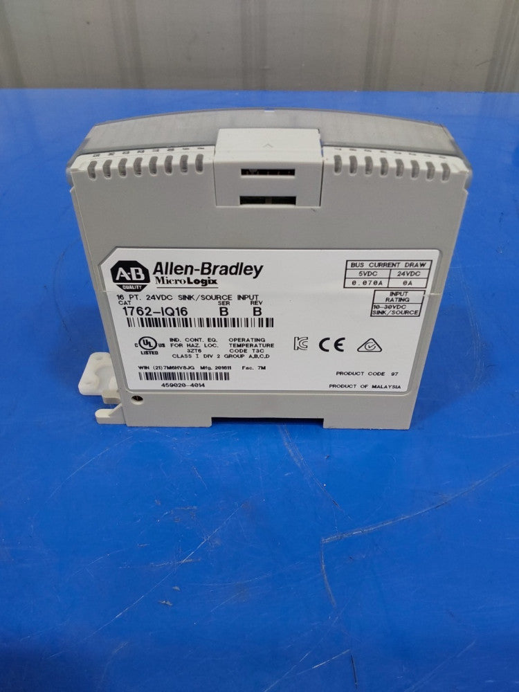 ALLEN-BRADLEY 1762-IQ16 SER:B REV:B
