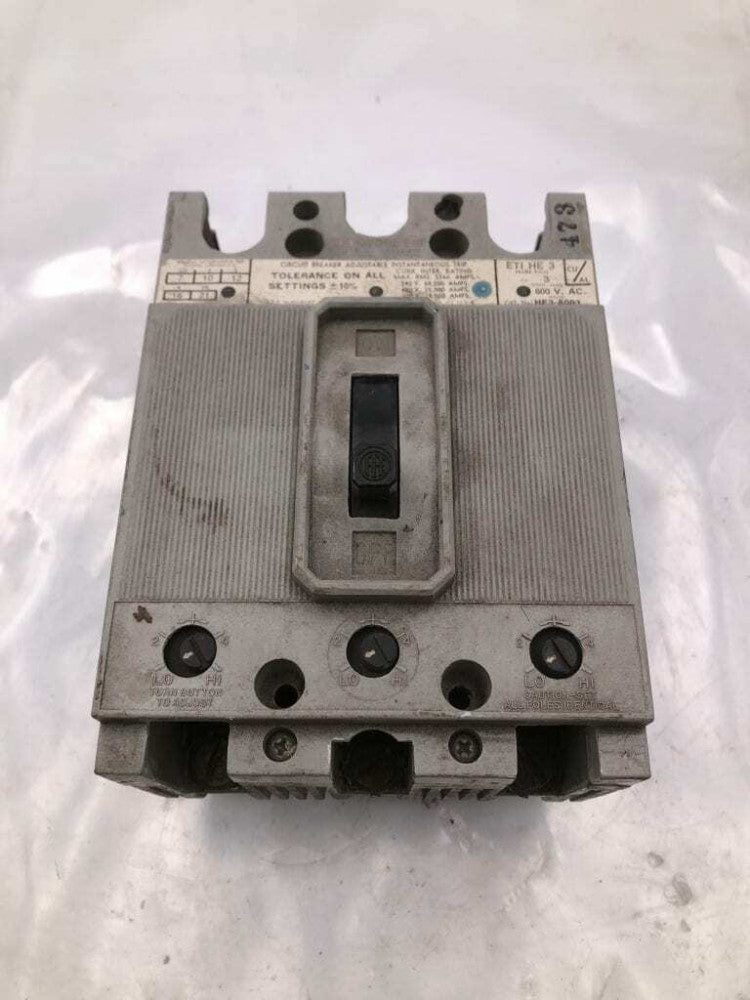 I-T-E HE3-A003 3A Molded Case Circuit Breaker 600VAC 3 Pole