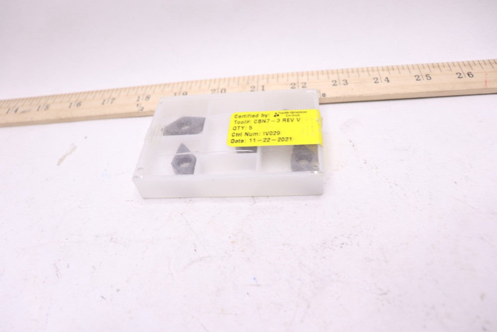 (5-Pk) North American Carbide Insert CBN7-3 REV V