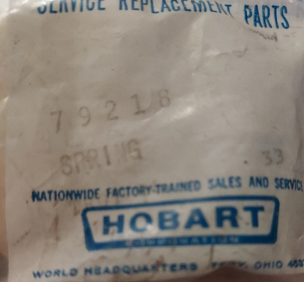 GENUINE HOBART Spring 00-079218 / 79218