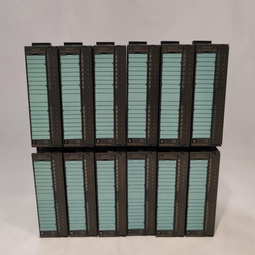 Lot Of 12 Siemens Simatic S7 Digital Output Module 6ES7 322-1BH01-0AA0