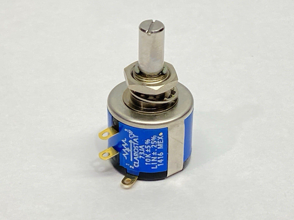 Clarostat 73JA Series 10 Turn Potentiometer
