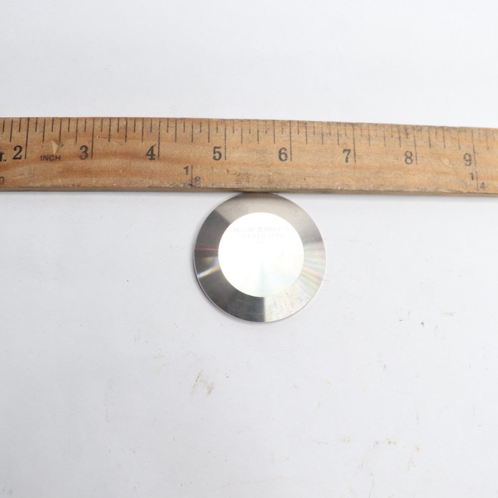 Sanitary End Cap Stainless 1" X 1-1/2" 16AMP-G100-150