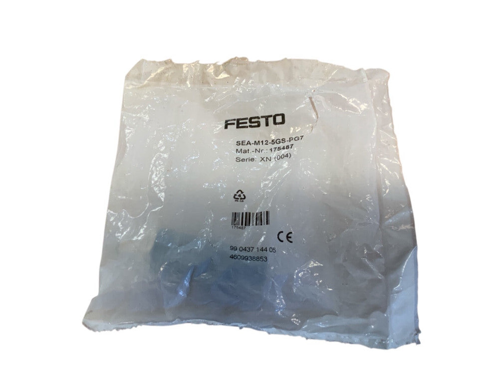 NEW FESTO SEA-M12-5GS-PG7 PLUG/CONNECTOR 5 PIN 