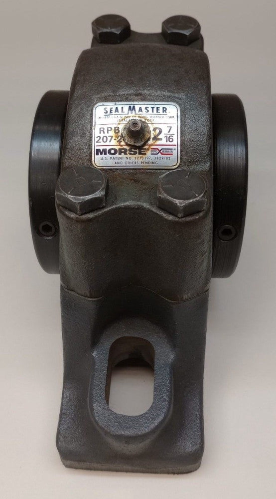 SealMaster RPB207-2 Used Pillow Block Roller Bearing 2-7/16 Bore Morse