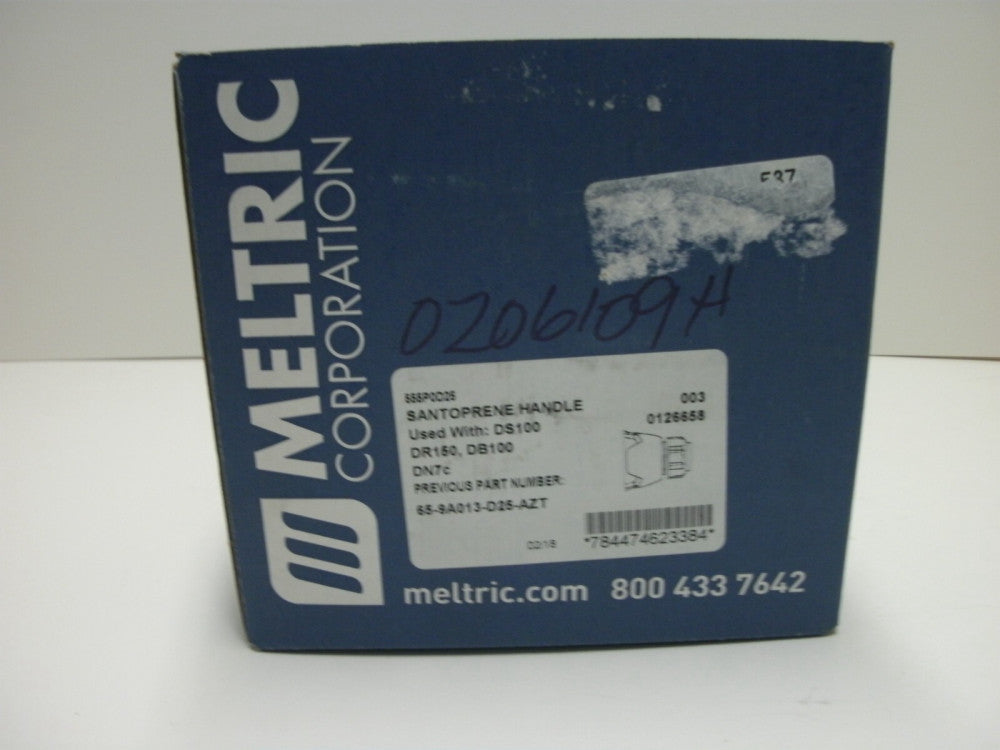 MELTRIC 65-9A013-D25-AZT SANTOPRENE HANDLE USED WITH DS100 DR150, D100 NEWIN BOX