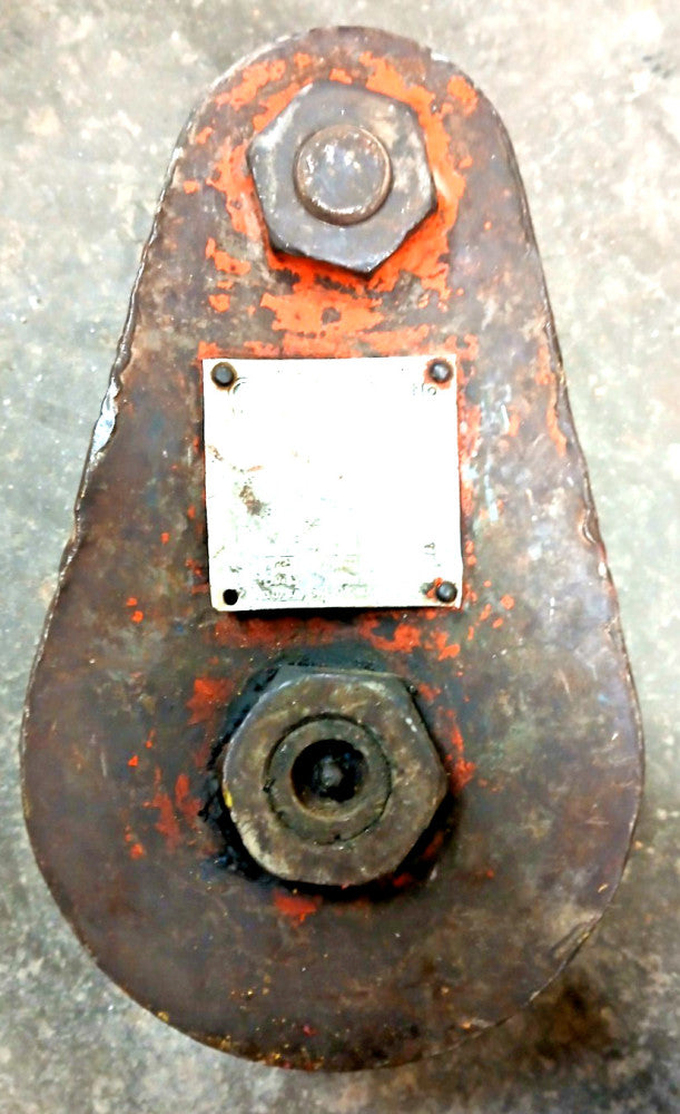 DRH JOHNSON 6" SNATCH BLOCK 15 TON WORKING LOAD WIRE ROPE SIZE 5/8"-3/4"
