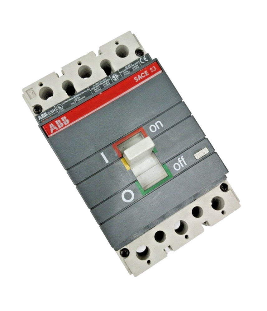 ABB SACE-S3 125 AMP CIRCUIT BREAKER 3 POLE 600 VAC/ 600 VDC  S3N125