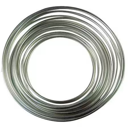 Robertshaw 11-193 Pneumatic Tubing For Refrigeration, Aluminum, 50 Ft L, 1/4 In