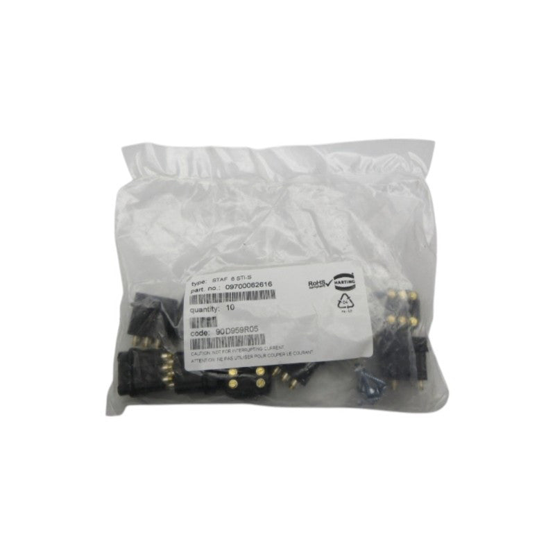 HARTING 09700062616 STAF 6 STI-S (PKG OF 10) NSMP