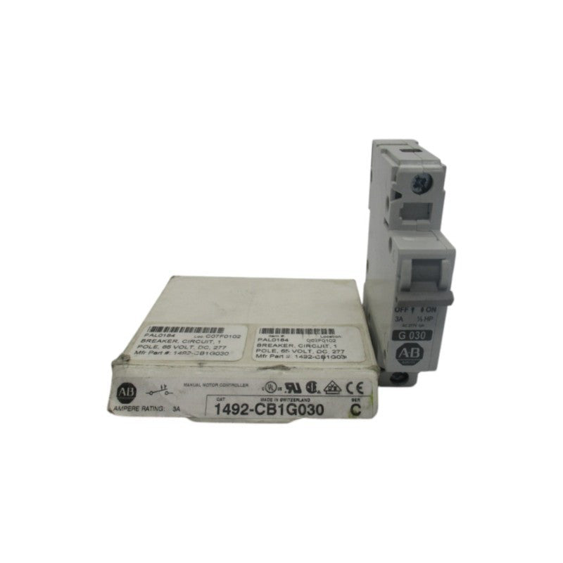ALLEN BRADLEY 1492-CB1G030 SER.C 277VAC 3A (WH) NSMP