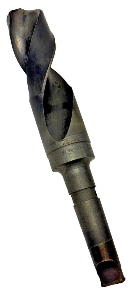 REPUBLIC 2-1/32" OD, #4 MORSE TAPER SHANK DRILL BIT, HS