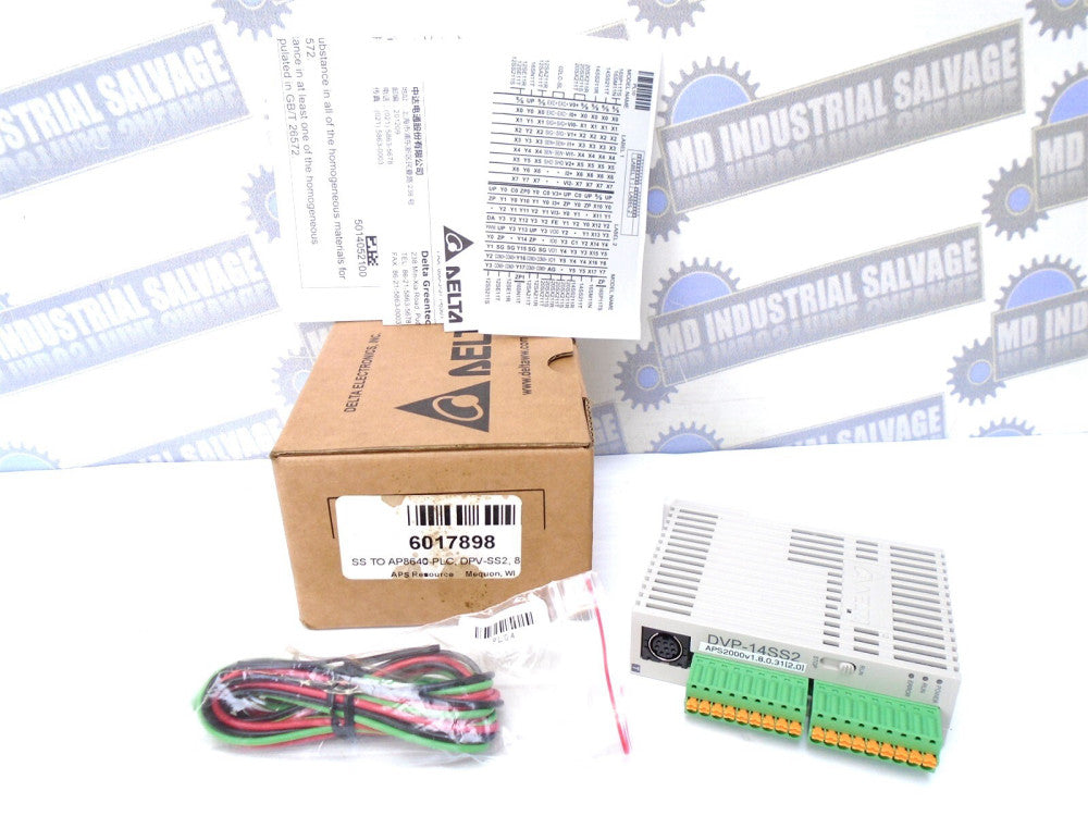 DELTA - DVP14SS211TF - CPU MODULE Programable PRE-PROGRAMMED APS2000 V1.8 (NEW)