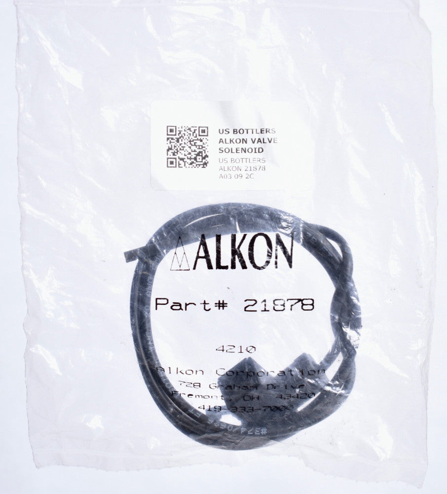 Alkon Solenoid Connector Assembly  21878  Factory Sealed