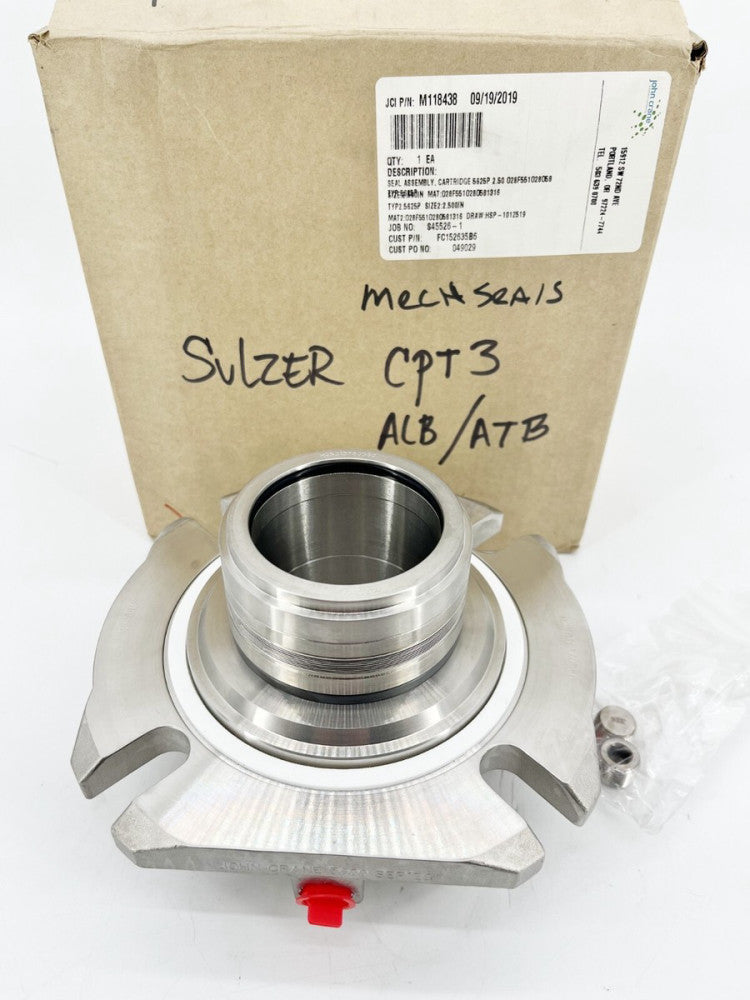 New John Crane M118438 Cartridge Seal Assembly Type 5625P Size 2.500"