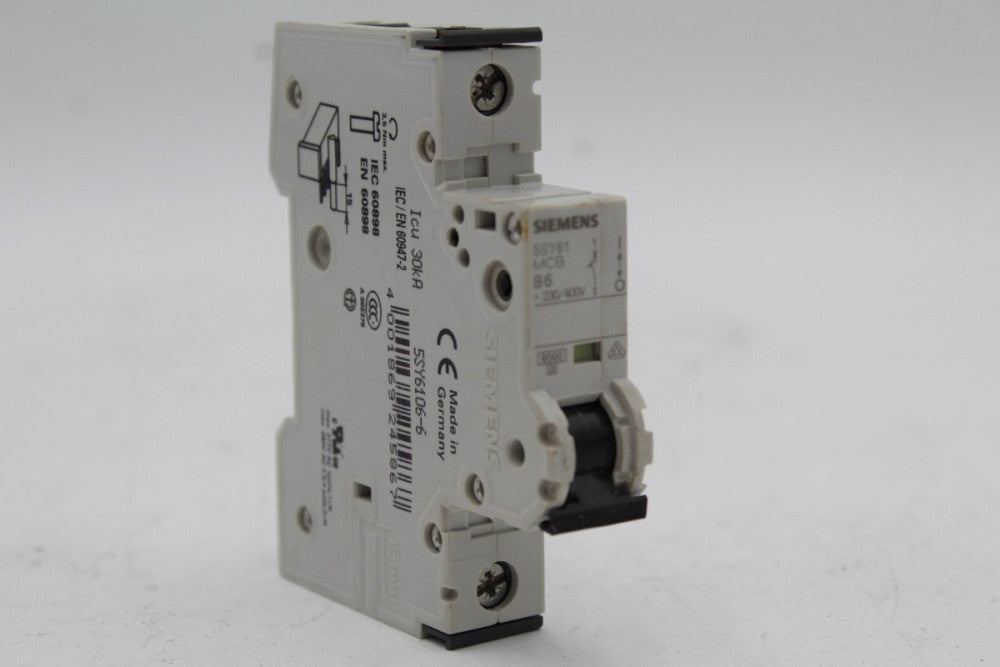 Siemens 5SY6106-6 Curcuit Breaker *New No Box