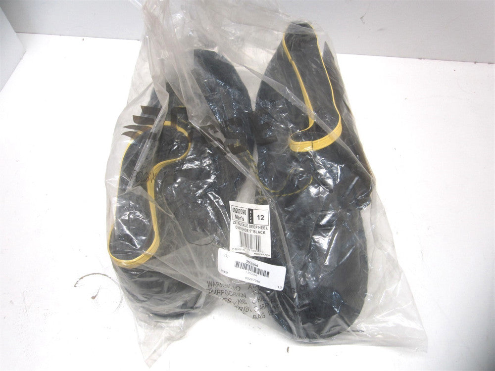 Lacrosse Mens Size 12 Black Waterproof Plain Over Ankle Shoe 