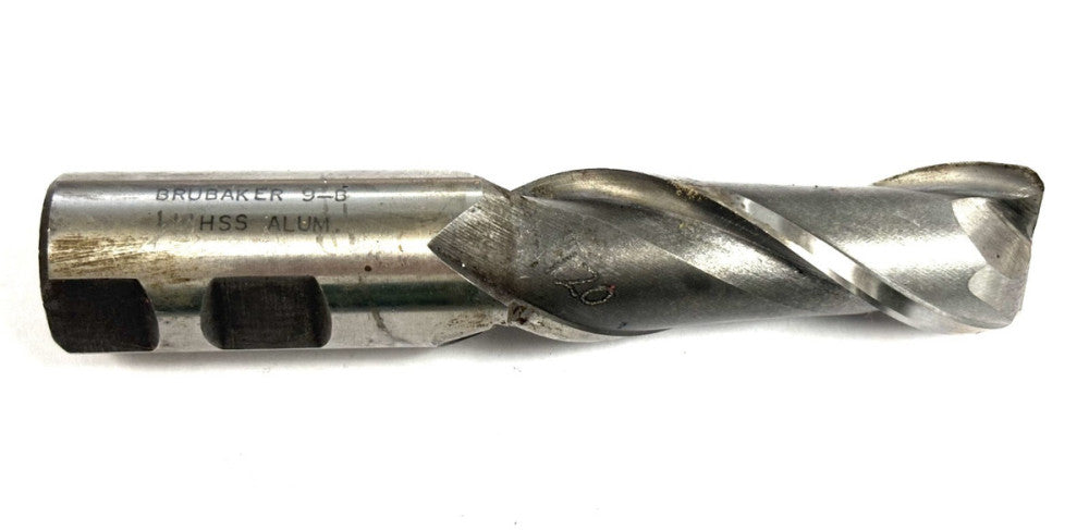 BRUBAKER CORNER RADIUS, HSS, RH 9-B 0.96" END MILL HSS 3" LOC, 5-3/8" OAL