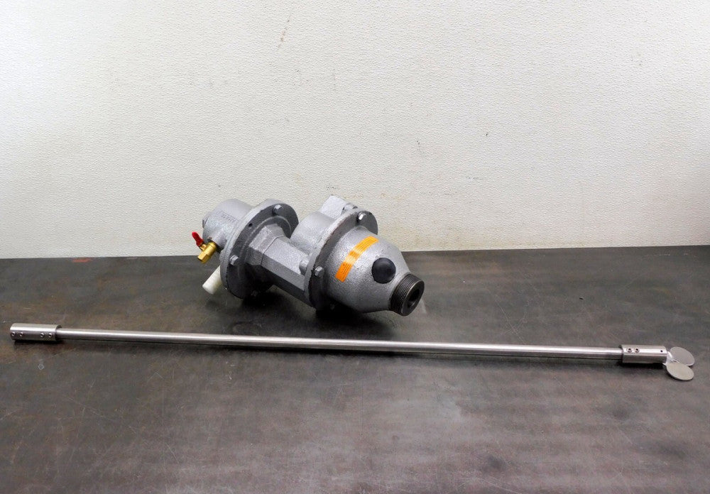 Dayton 32V125 Drum Mixer,1/2 Hp Air SS Folding Mixing Prop 2" Bung Pneumatic