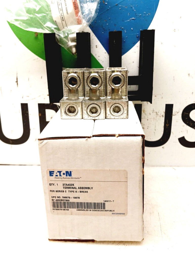 New Eaton Terminal Assembly For Type K Breaker  3TA402K