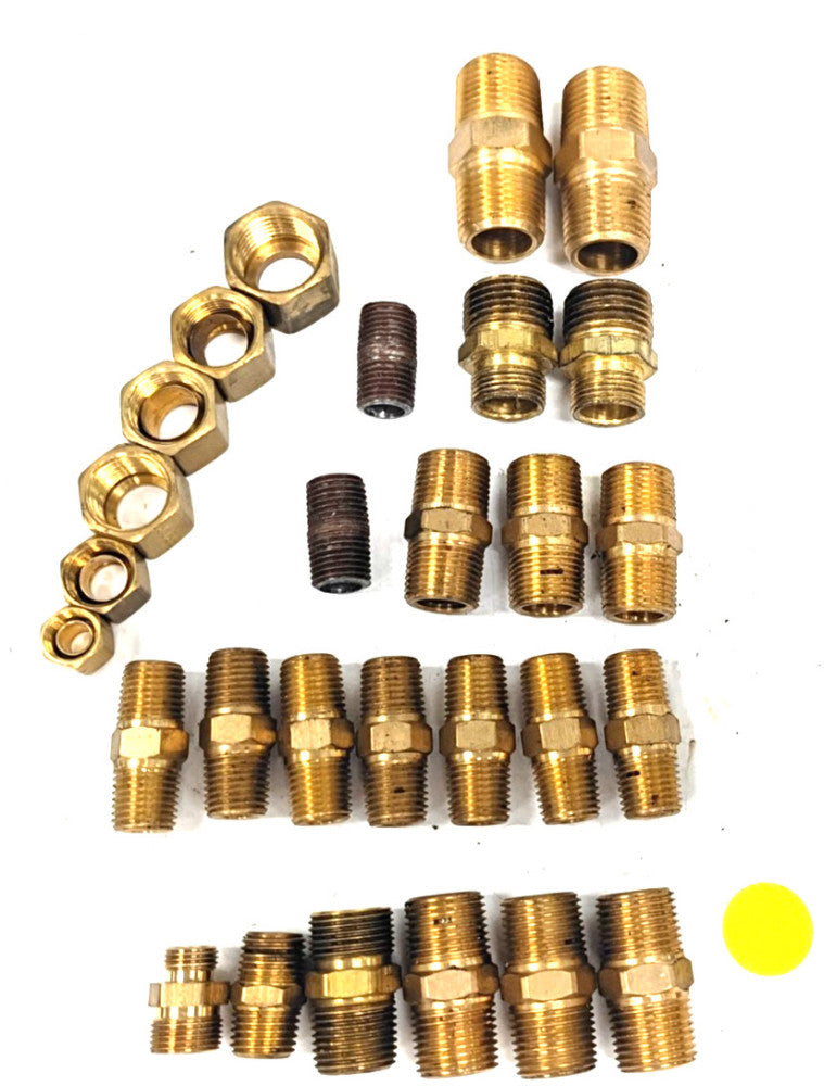 ASSORTED HEX NIPPLES PLUMBING/INDUSTRIAL HYDRAULIC SYSTEM COMPRESSED AIR LINES