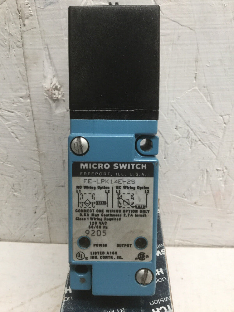 Honeywell Micro Switch FE-LPK14E-2S 9205 120VAC 50/60Hz 
