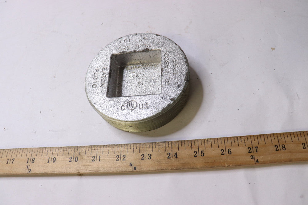 Crouse Hinds Recessed Pipe Plug 4-In PLG10 